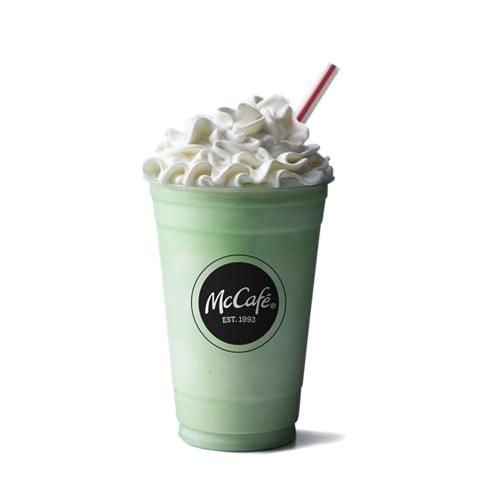 The "Shamrock Shake," served at participating McDonald's restaurants