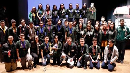 A Science Olympiad team from Ward Melville High