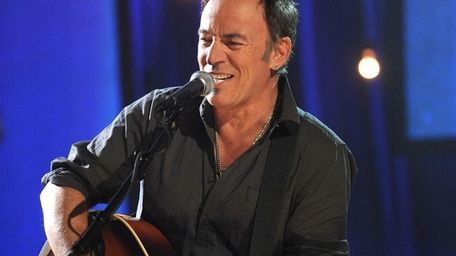 Bruce Springsteen performs during the Hope For Haiti