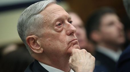 U.S. Defense Secretary Jim Mattis at a House