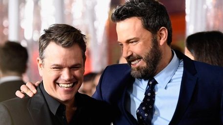 Matt Damon and Ben Affleck at the premiere