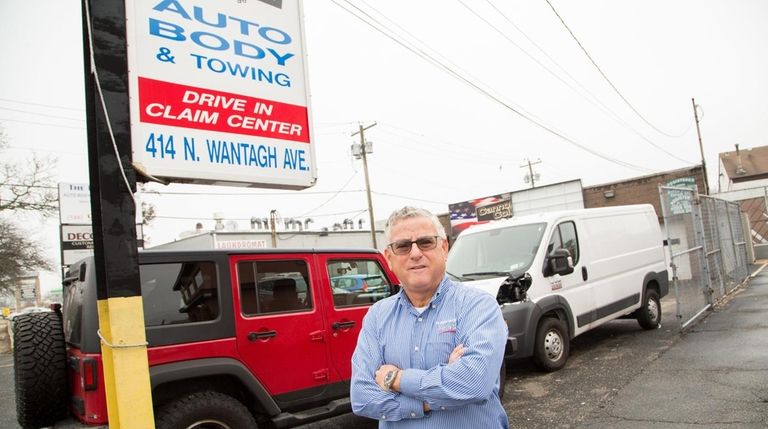 Bill Rich at the new location of his