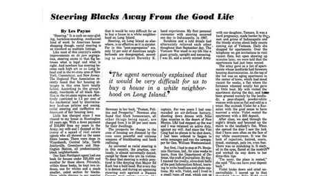 A column by Les Payne published in 1980