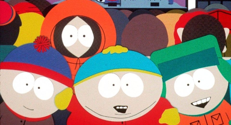 Man s balls. South Park Intro.