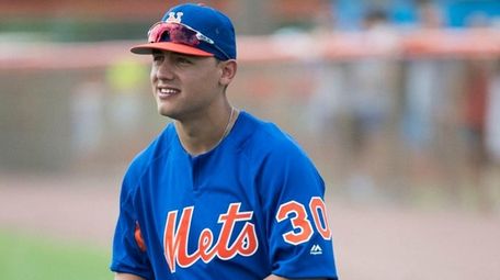 Mets outfielder Michael Conforto during a spring training