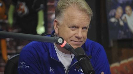 Boomer Esiason in the WFANs morning show studio