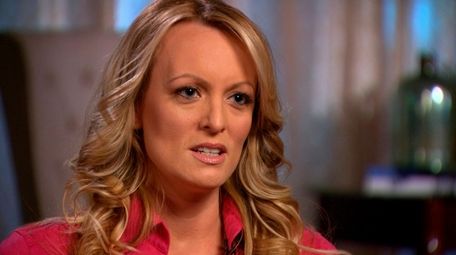 Stormy Daniels discussing the affair she said she