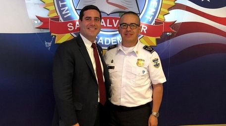 Suffolk County District Attorney Tim Sini met with