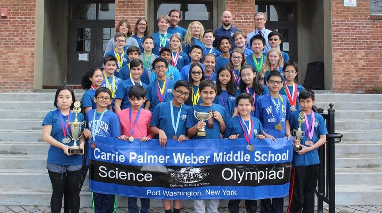 A team from Carrie Palmer Weber Middle School