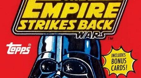A Star Wars trading card.
