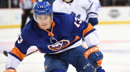Islanders center Mathew Barzal skates against the Toronto