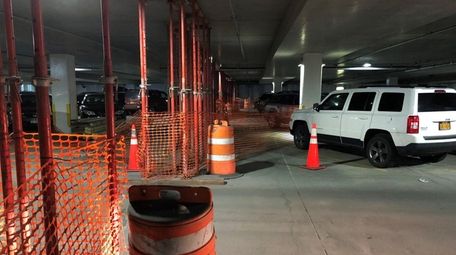 The Hicksville parking garage, shown Wednesday, will close