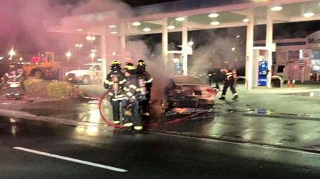 Inwood firefighters and emergency medical service crews respond
