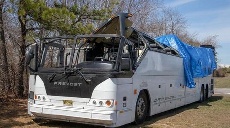 The coach bus that hit a Southern State