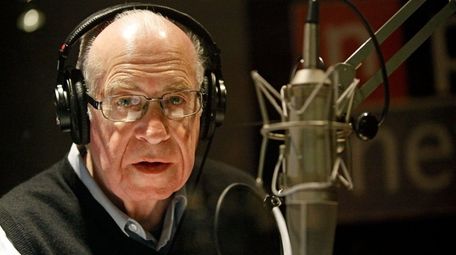 National Public Radio's Carl Kasell delivers one of