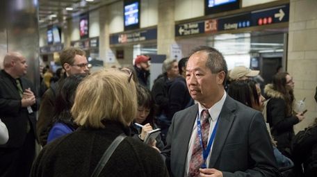 To hear concerns and suggestions, LIRR president Phil