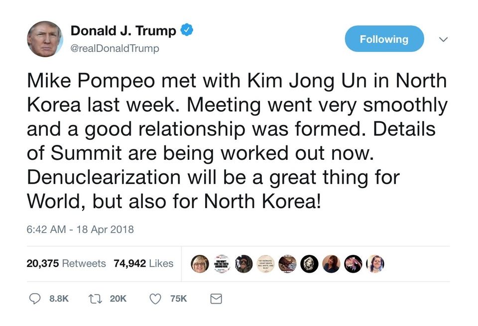 Trump confirmed the top-secret meeting between the CIA