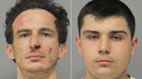 James Capolino, 38, left, and Dominick Cestaro, 18,