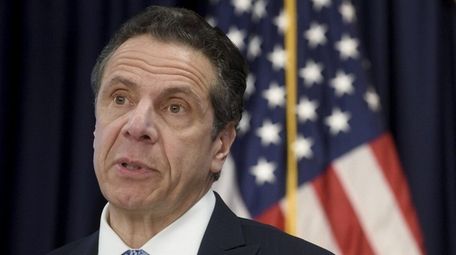 Gov. Andrew Cuomo at his Manhattan office on