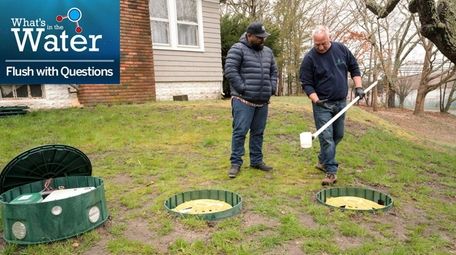 Joseph Densieski, right, founder of Wastewater Works Inc.