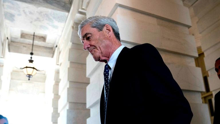 Special counsel Robert Mueller, seen here on June