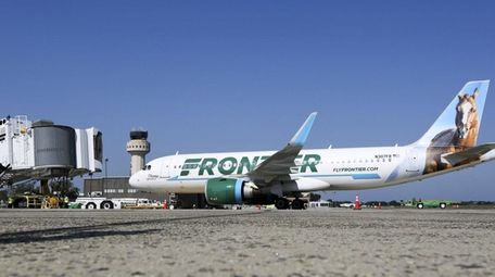 The first Frontier Airlines flight from Orlando to