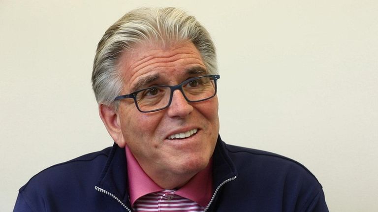 Mike Francesa during an interview at WFAN studios