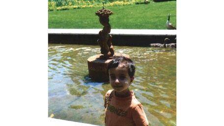 Kidsday reporter Joshua Kiaei at Old Westbury Gardens.