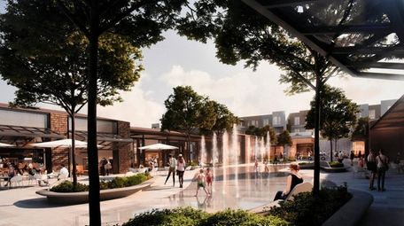 A rendering of the Syosset Park mixed-use project