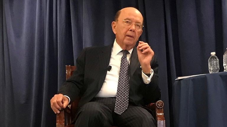 U.S. Commerce Secretary Wilbur Ross speaks about trade