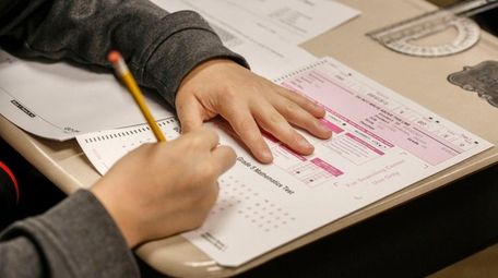 A fifth-grader at Longwood Middle School in Middle