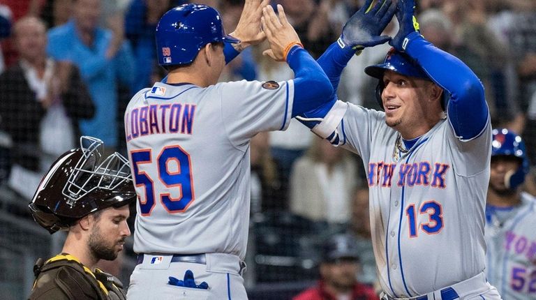 Asdrubal Cabrera, right, hit a three-run homer to