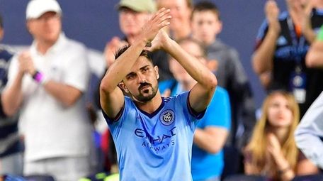 David Villa #7 of New York City FC