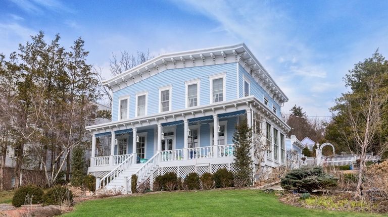 This Northport Victorian overlooks Northport Harbor.