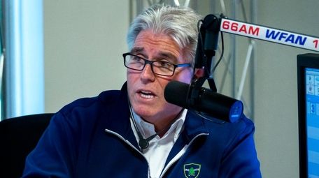 Mike Francesa at the WFAN studios in Manhattan