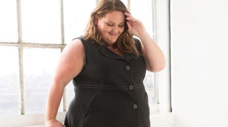 macys plus size denim dress