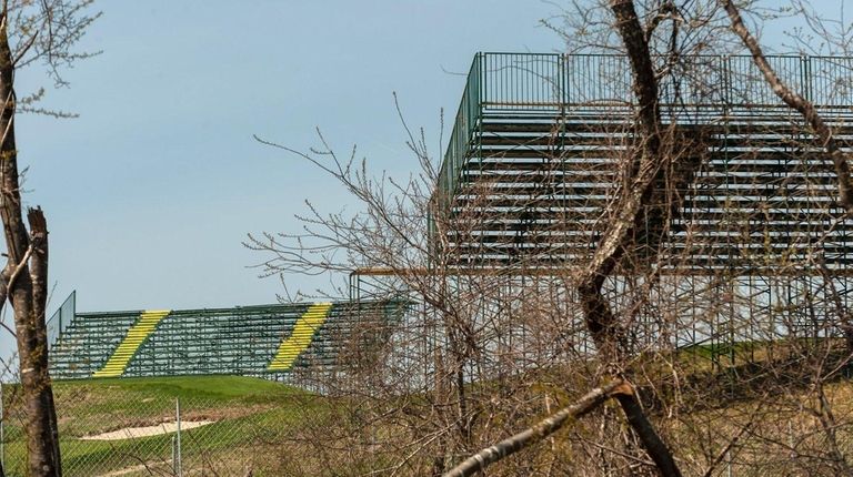 A view of the bleachers at Southampton Golf