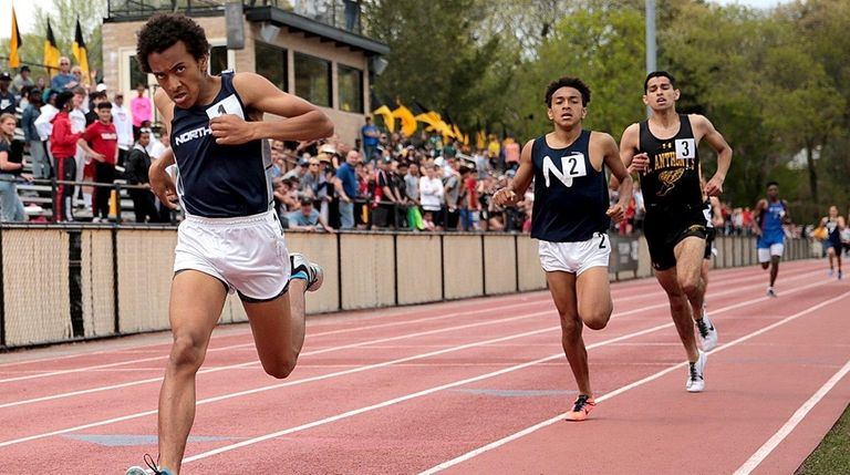 Northport's Isaiah Claiborne wins 800 meters ahead of