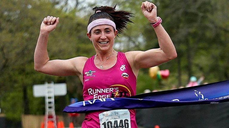 Kelly Perno-Grosser of Seaford takes first place in