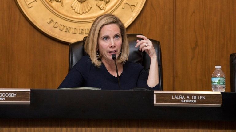 Hempstead Supervisor Laura Gillen, seen on Feb. 20,