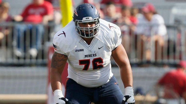 UTEP's Will Hernandez is pictured during a game