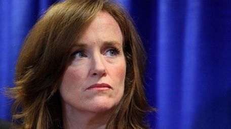 Nassau District Attorney Kathleen Rice speaks about the