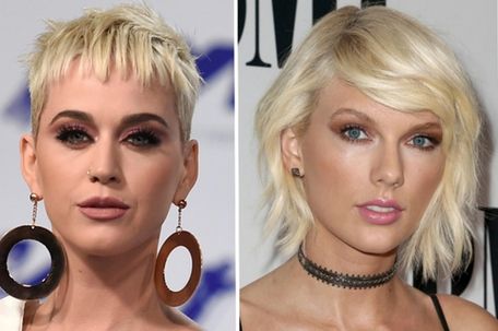 Katy Perry, left, and Taylor Swift may have