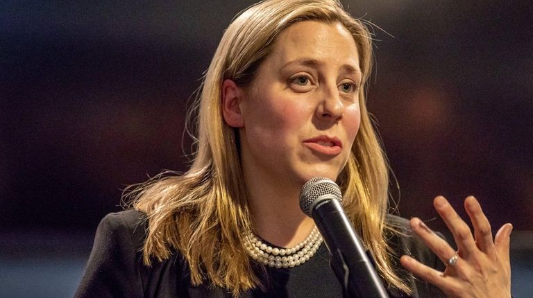 Liuba Grechen Shirley, a candidate in the Democratic