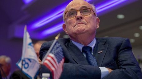 Rudy Giuliani, seen in Washington, D.C., on May