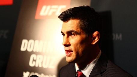 UFC bantamweight Dominick Cruz answers questions from the