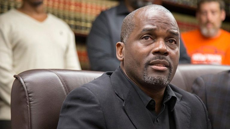Retired Correction Officer Ronald Lanier announced filing of