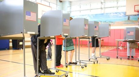 Voters cast ballots last week on the North