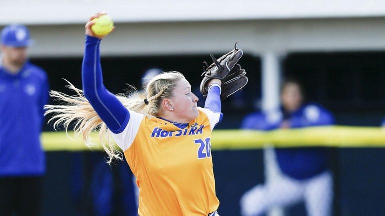 Hofstra's Sarah Cornell, the CAA Pitcher of the