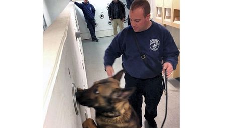 NYPD Officer Michael Colangelo, a K-9 officer from